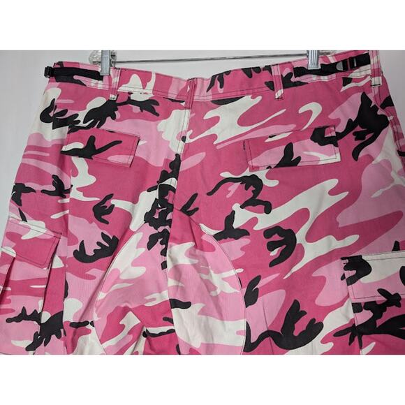 ROTHCO Women's  Paratrooper Pink/Black Camo Fatigues Size XXL - Picture 10 of 12